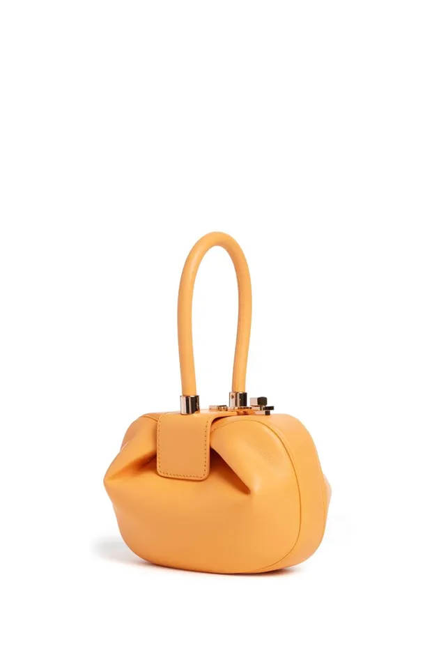 Top Handles Women Gabriela Hearst Demi Bag In Fluorescent Orange Nappa Leather
