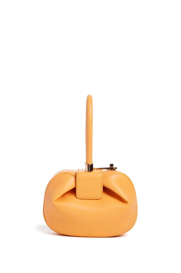 Top Handles Women Gabriela Hearst Demi Bag In Fluorescent Orange Nappa Leather