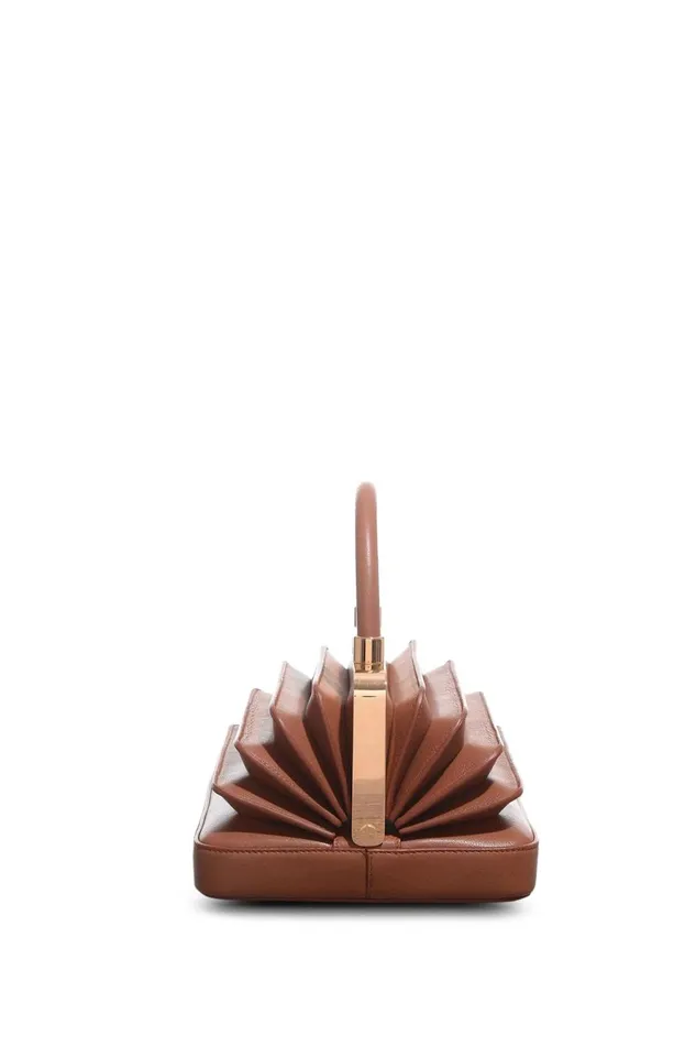 Top Handles Women Gabriela Hearst Diana Bag In Cognac Nappa Leather