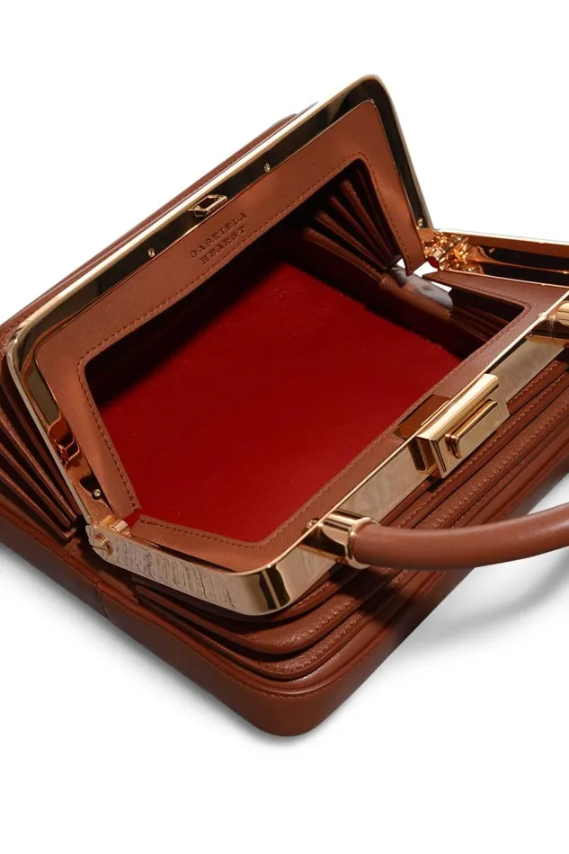 Top Handles Women Gabriela Hearst Diana Bag In Cognac Nappa Leather