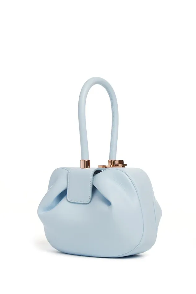 Top Handles Women Gabriela Hearst Nina Bag In Light Blue Nappa Leather
