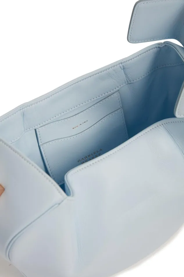 Top Handles Women Gabriela Hearst Nina Bag In Light Blue Nappa Leather