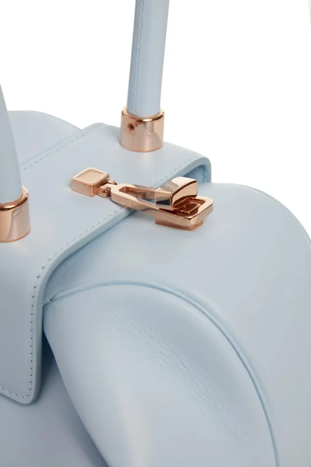 Top Handles Women Gabriela Hearst Nina Bag In Light Blue Nappa Leather