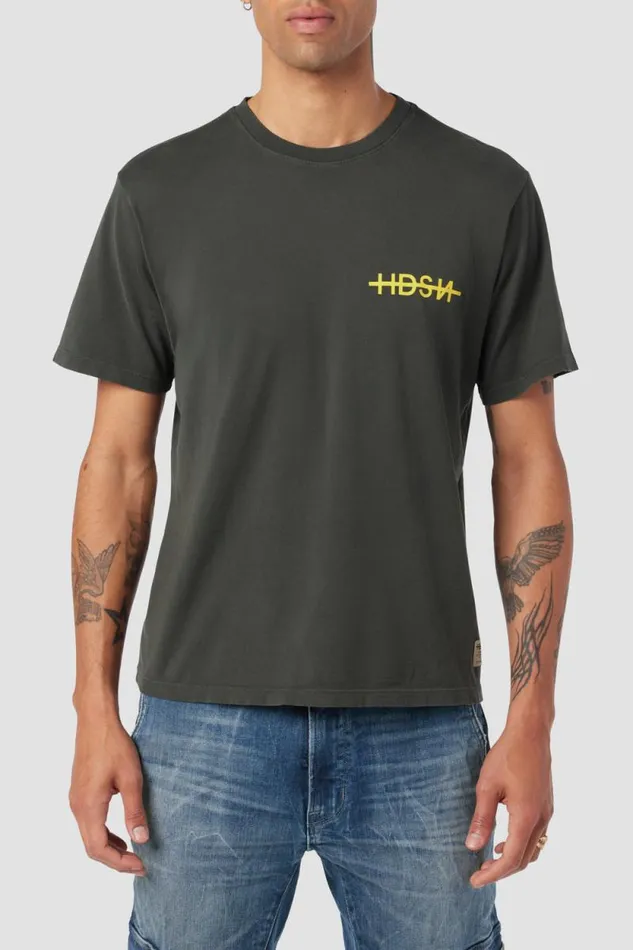 Tops and Sweaters Men Hudson Jeans Vintage Tee Night Stamp