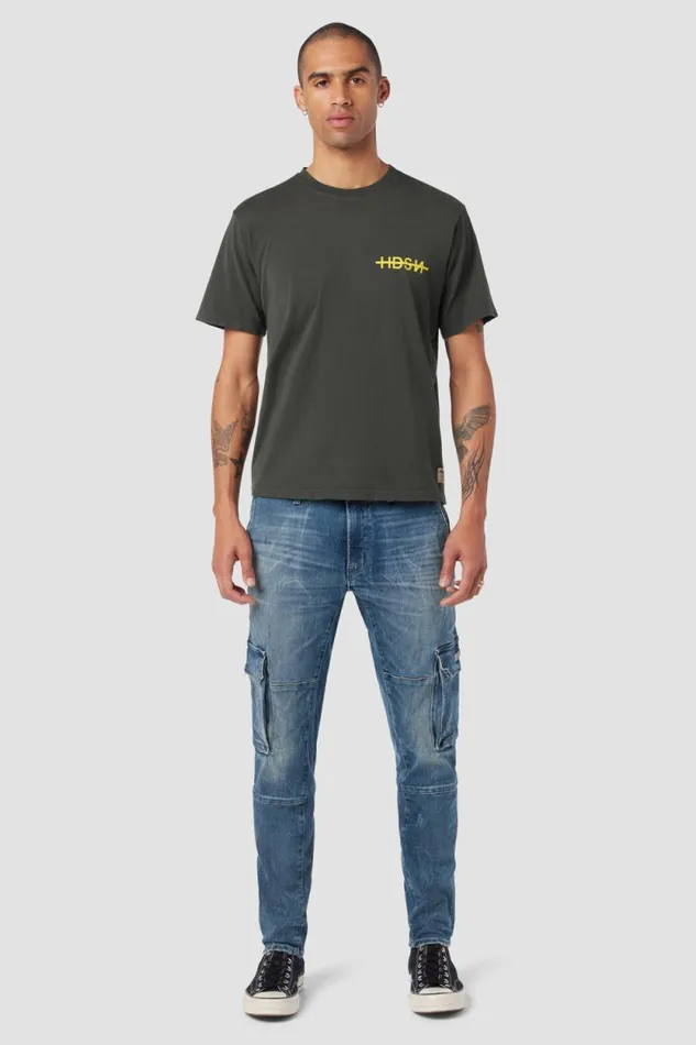 Tops and Sweaters Men Hudson Jeans Vintage Tee Night Stamp Tops and Sweaters Men Hudson Jeans Vintage Tee Night Stamp