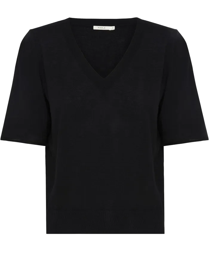 Tops Marle 8211 Kendall Cashmere Top in Black The UNDONE Women