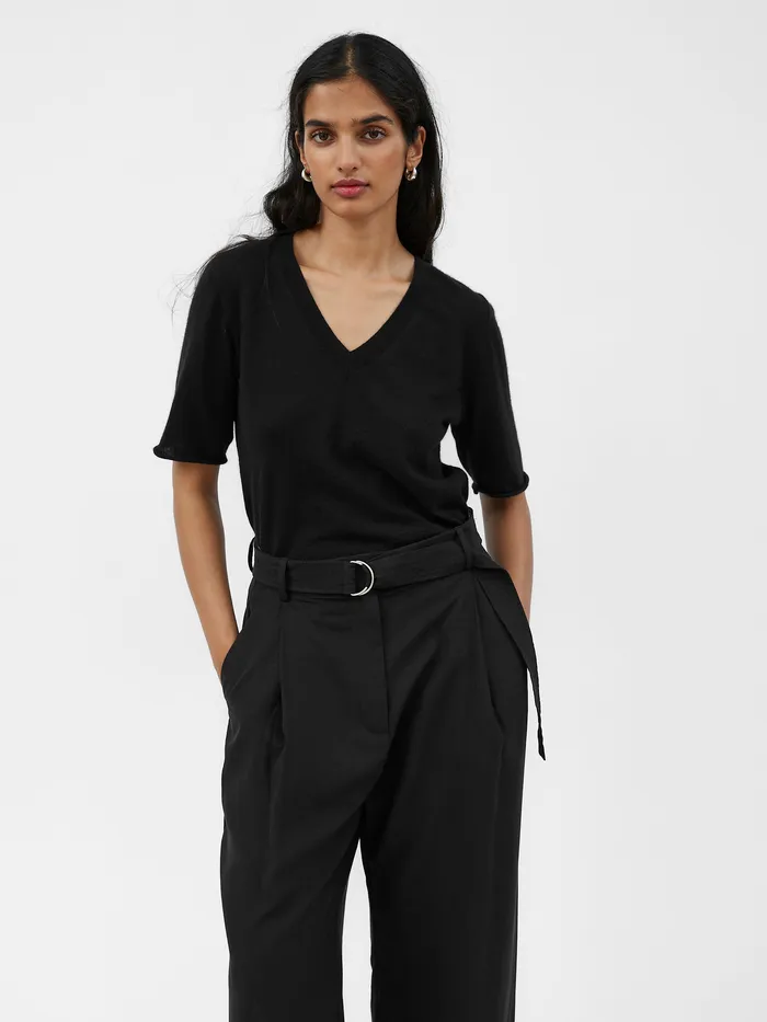 Tops Marle 8211 Kendall Cashmere Top in Black The UNDONE Women