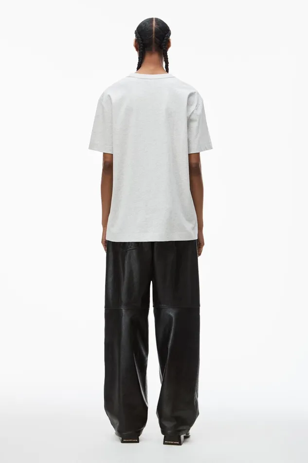 Tops MenWomen Alexander Wang Pocket Tee In High Twist Jersey