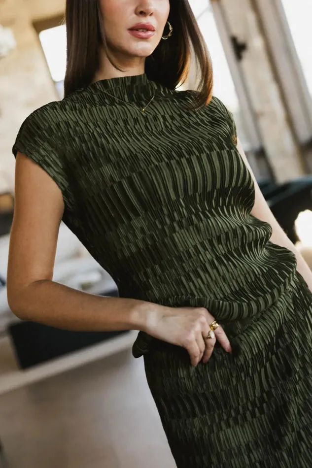 Tops Women Bohme Dream Textured Top In Dark Moss Dark Moss