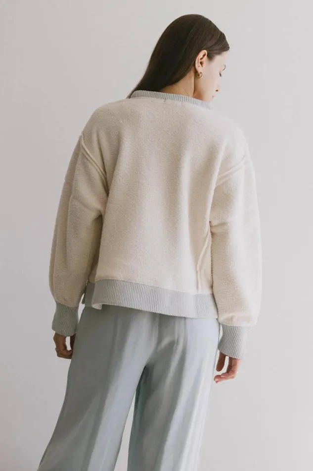 Tops Women Bohme Gracyn Sherpa Crewneck