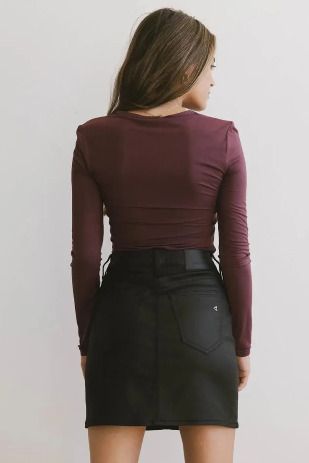 Tops Women Bohme Iris Basic Top In Wine Wine