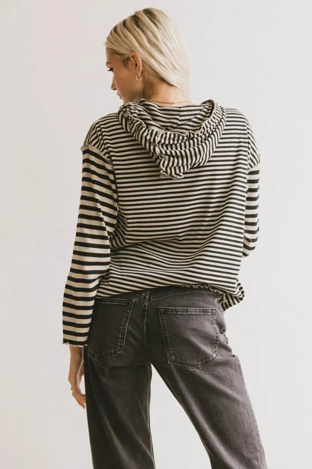 Tops Women Bohme Libby Striped Hoodie