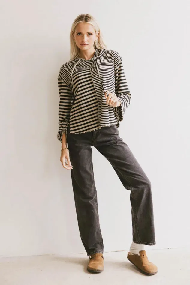 Tops Women Bohme Libby Striped Hoodie