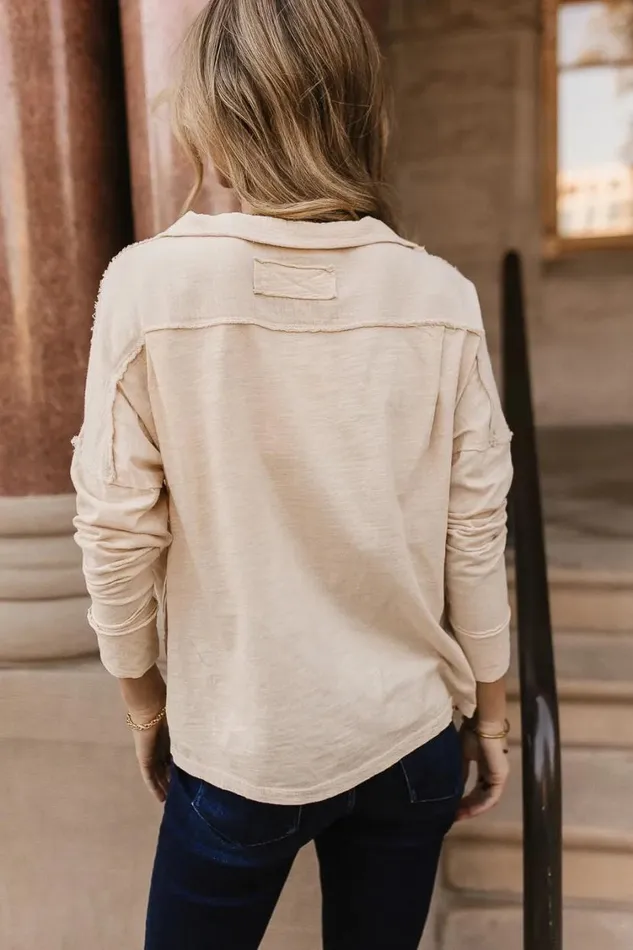 Tops Women Bohme Vittoria Oversized Top In Natural 8211 FINAL SALE Natural