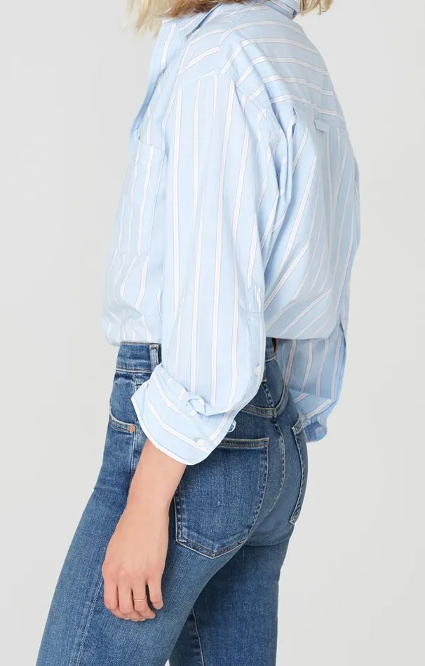 Tops Women Citizens Of Humanity Kayla Shirt In Effie Stripe Effie Stripe