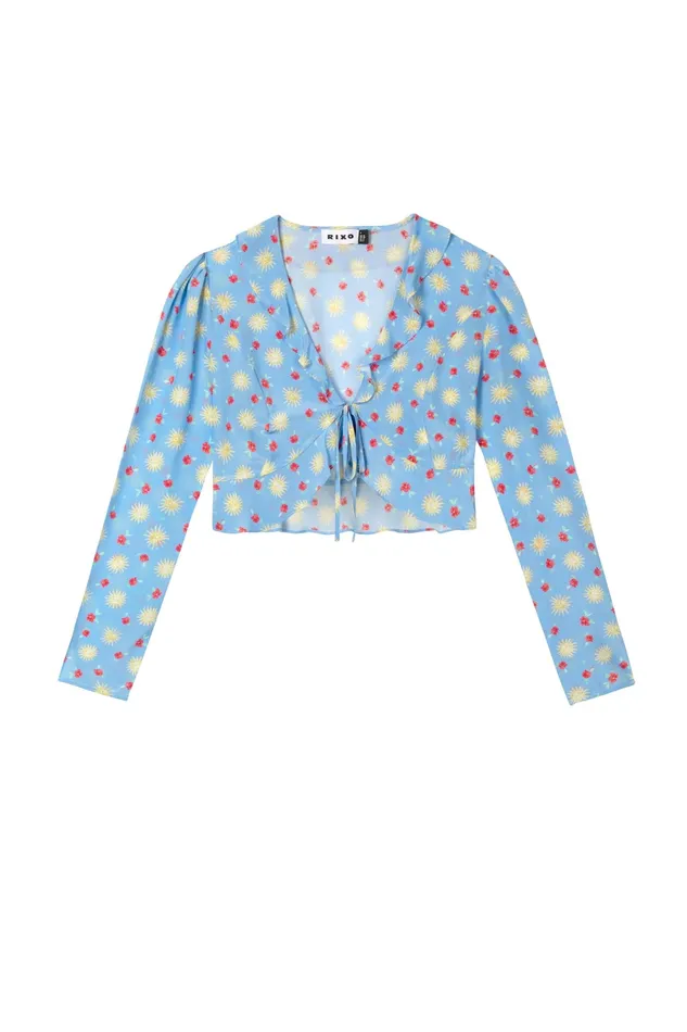 Tops Women RIXO Neelu Sun Petal Serenity Tops Women RIXO Neelu Sun Petal Serenity
