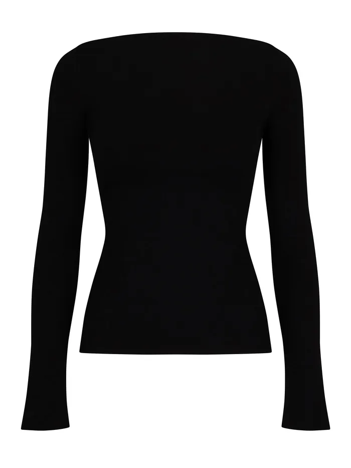 Tops Women The UNDONE Harris Tapper 8211 Audrey Top in Black