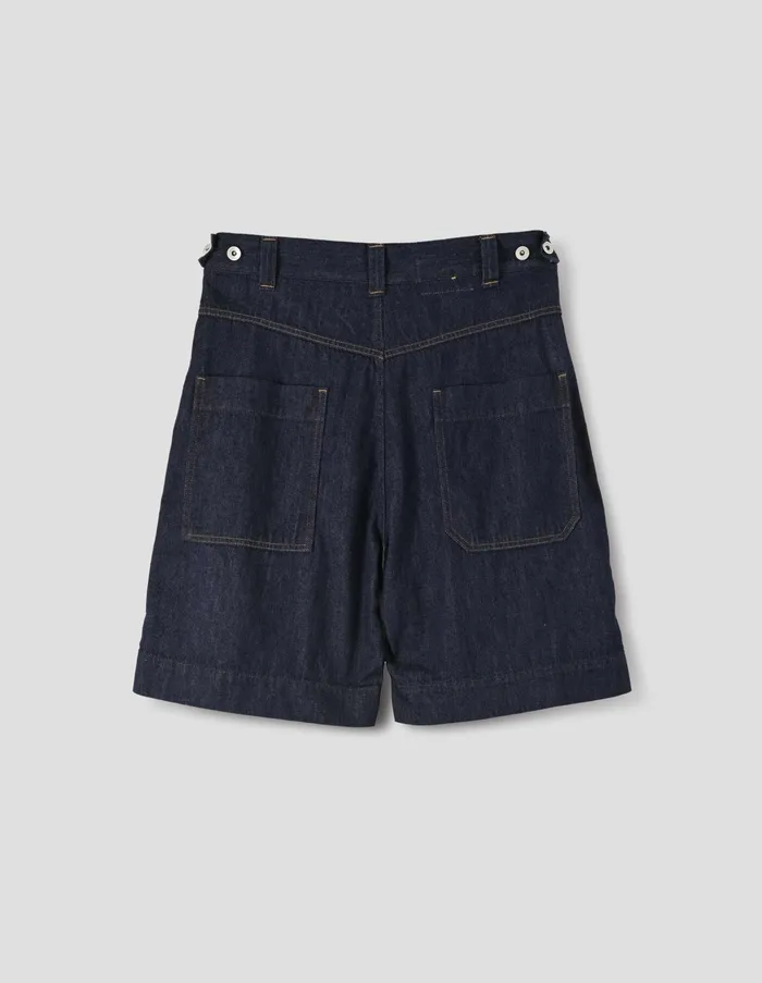 Trousers Men Margaret Howell Mhl Carpenters Short Indigo