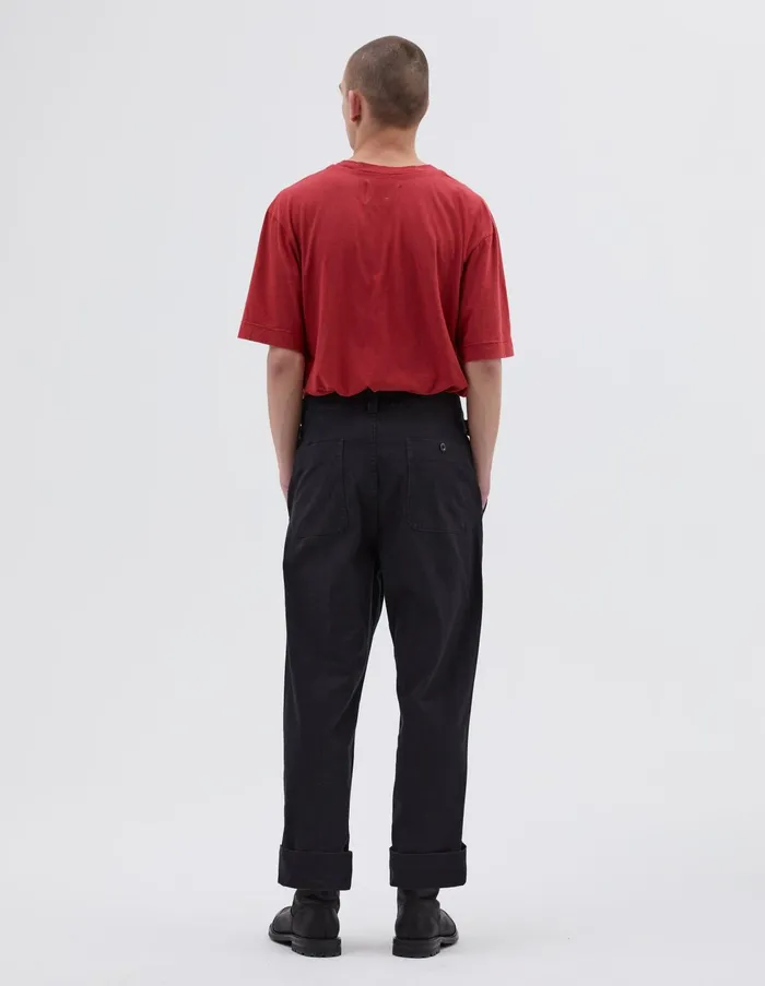 Trousers Men Margaret Howell Mhl Waist Tab Chino Indigo