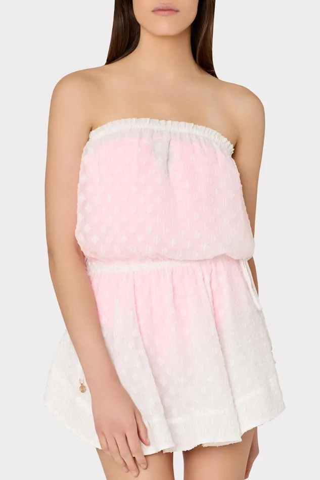 Verena Diamond Jacquard Dress White Women Milly Swim and Coverups