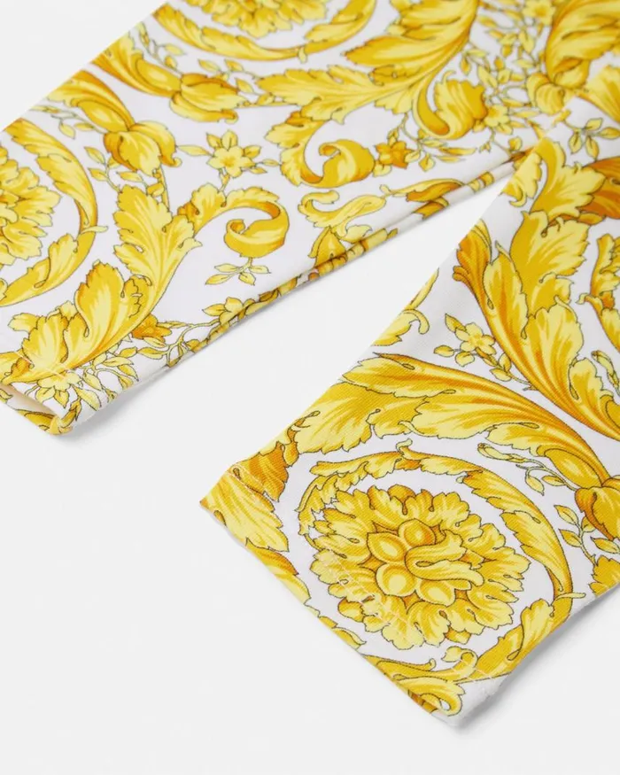 Versace Barocco Baby Leggings Print Children Clothing Versace Barocco Baby Leggings Print Children Clothing