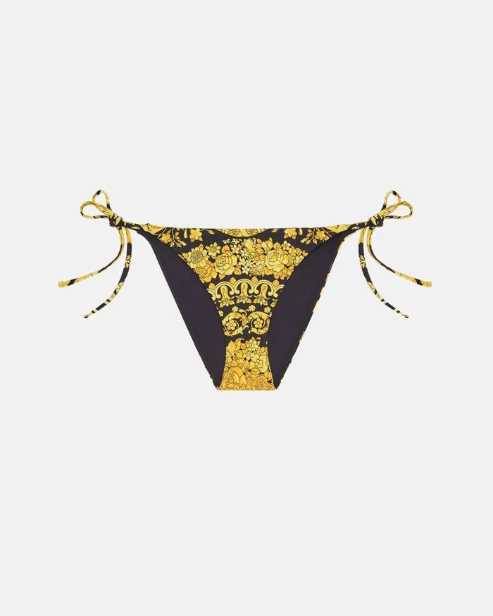 Versace Barocco Bikini Bottoms Print Women Swimwear
