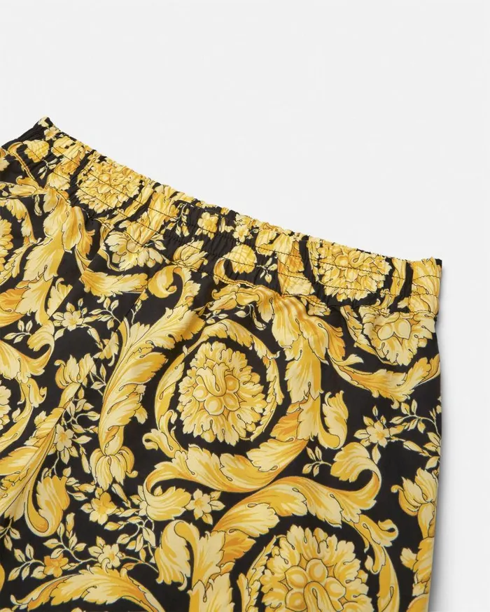 Versace Barocco Kids Shorts Blackprint Children Clothing Versace Barocco Kids Shorts Blackprint Children Clothing