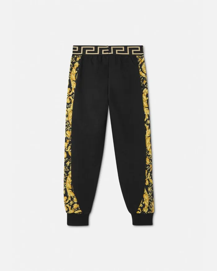 Versace Barocco Kids Sweatpants Black Children Clothing Versace Barocco Kids Sweatpants Black Children Clothing