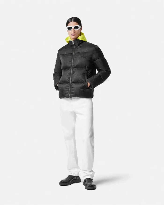 Versace Barocco Puffer Jacket Black Men Jackets and Coats Versace Barocco Puffer Jacket Black Men Jackets and Coats