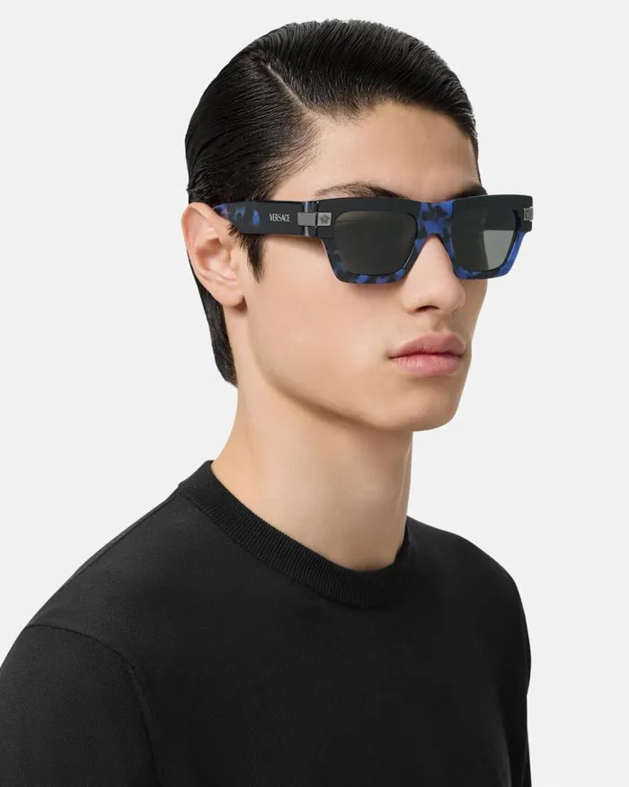 Versace Classic Top Sunglasses Blackblue Men Sunglasses Versace Classic Top Sunglasses Blackblue Men Sunglasses