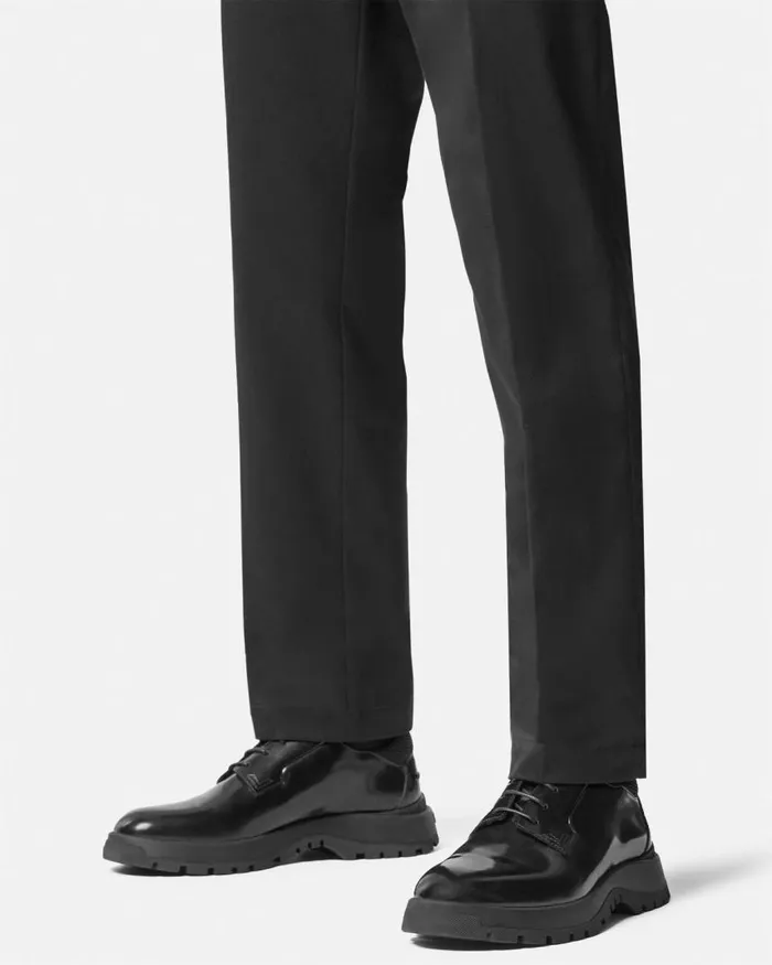 Versace Derby Shoes Black Men Derby Shoes Versace Derby Shoes Black Men Derby Shoes