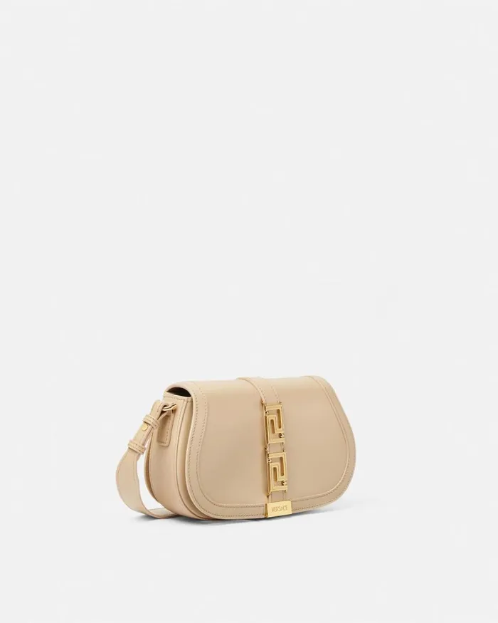 Versace Greca Goddess Shoulder Bag Beige Women Shoulder and Crossbody Versace Greca Goddess Shoulder Bag Beige Women Shoulder and Crossbody