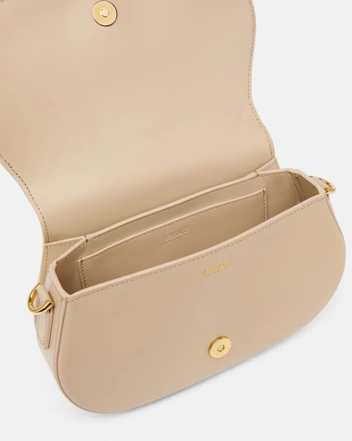 Versace Greca Goddess Shoulder Bag Beige Women Shoulder and Crossbody Versace Greca Goddess Shoulder Bag Beige Women Shoulder and Crossbody