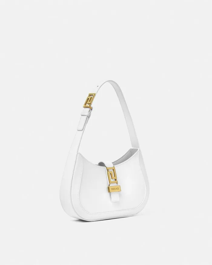 Versace Greca Goddess Small Hobo Bag White Women Greca Goddess Versace Greca Goddess Small Hobo Bag White Women Greca Goddess