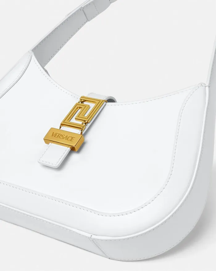 Versace Greca Goddess Small Hobo Bag White Women Greca Goddess Versace Greca Goddess Small Hobo Bag White Women Greca Goddess