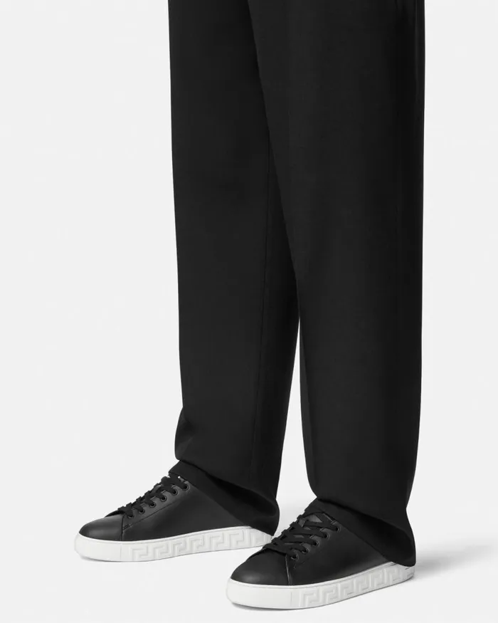 Versace Greca Sneakers Black Men Sneakers Versace Greca Sneakers Black Men Sneakers