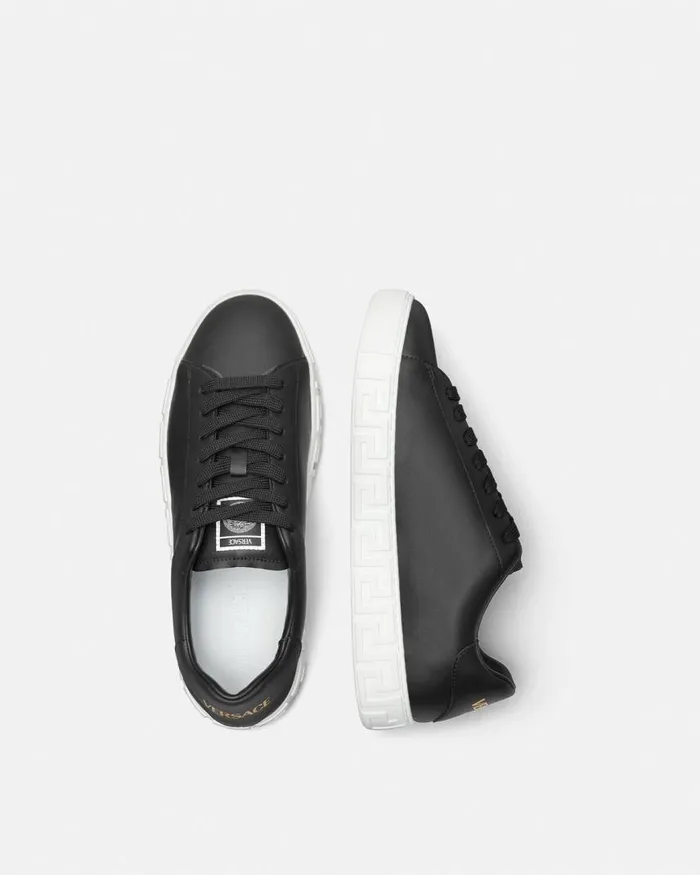 Versace Greca Sneakers Black Men Sneakers Versace Greca Sneakers Black Men Sneakers