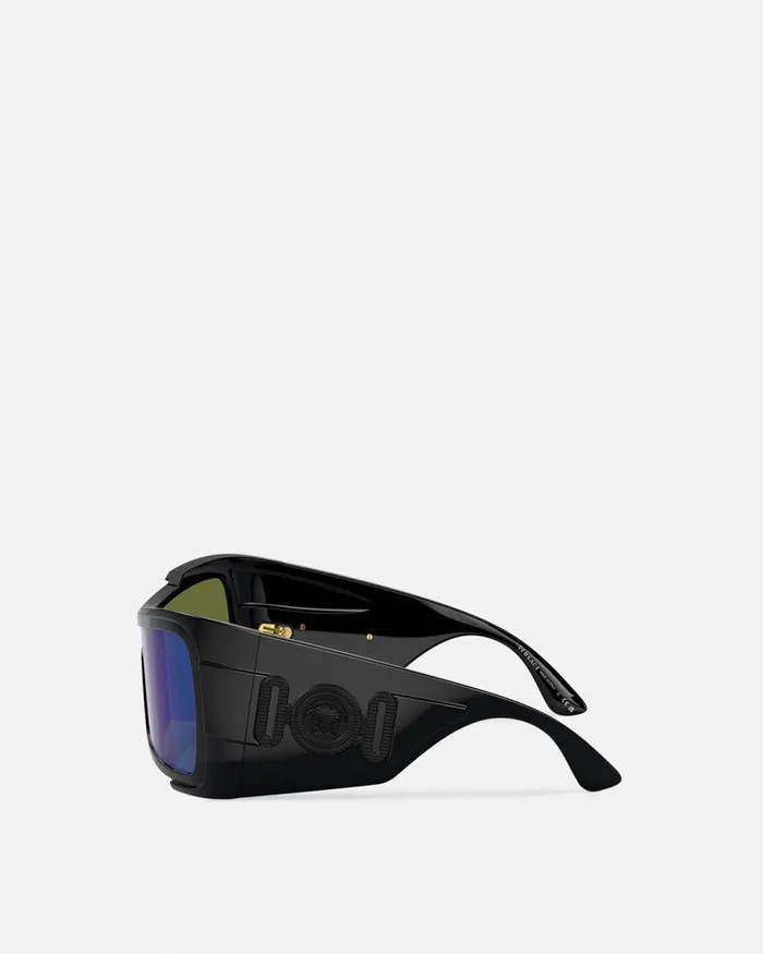 Versace Maxi Medusa Biggie Shield Sunglasses Black Women Sunglasses Versace Maxi Medusa Biggie Shield Sunglasses Black Women Sunglasses