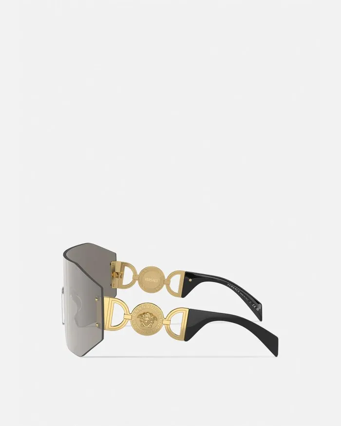 Versace Medusa Biggie Mask Sunglasses Havana Women Sunglasses Versace Medusa Biggie Mask Sunglasses Havana Women Sunglasses