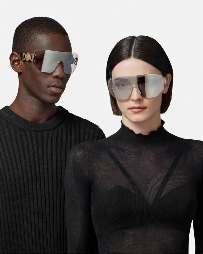 Versace Medusa Biggie Mask Sunglasses Havana Women Sunglasses Versace Medusa Biggie Mask Sunglasses Havana Women Sunglasses