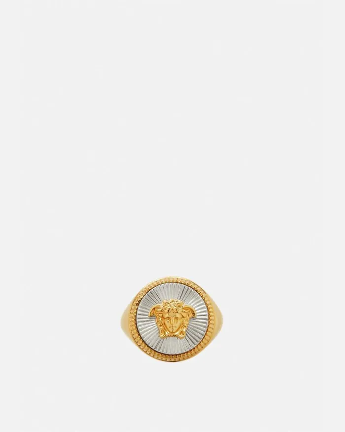 Versace Medusa Biggie Ring Silvergold Women Rings