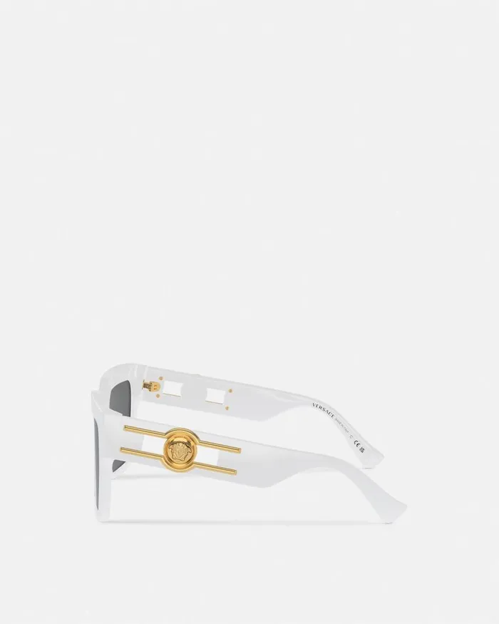 Versace Medusa Deco Butterfly Sunglasses White Women Sunglasses Versace Medusa Deco Butterfly Sunglasses White Women Sunglasses