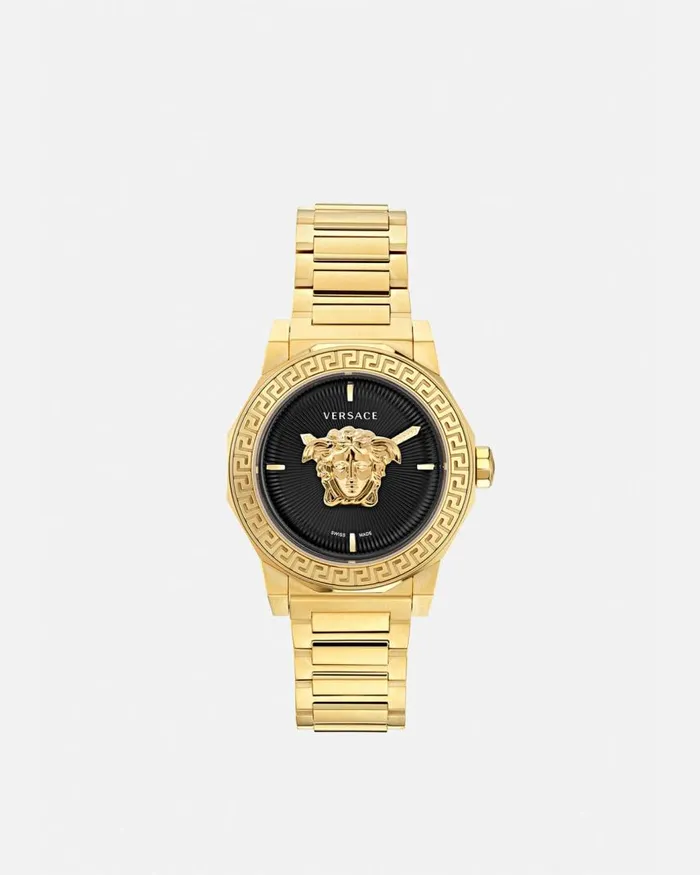 Versace Medusa Deco Watch Gold Women Watches