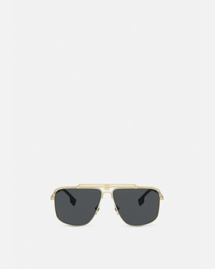 Versace Medusa Focus Sunglasses Gold Men Sunglasses Versace Medusa Focus Sunglasses Gold Men Sunglasses