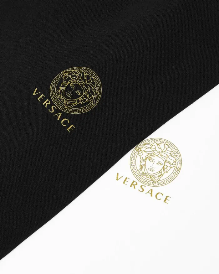 Versace Medusa Undershirt 2Pack Blackwhite Men Loungewear and Pajamas Versace Medusa Undershirt 2Pack Blackwhite Men Loungewear and Pajamas