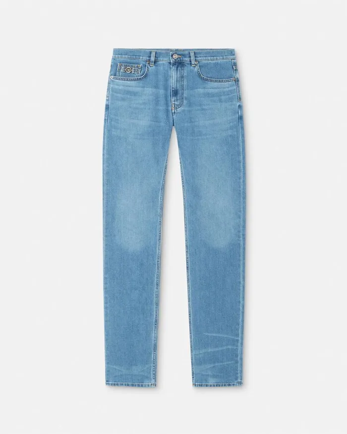 Versace SlimFit Jeans Blue Men Pants and Shorts