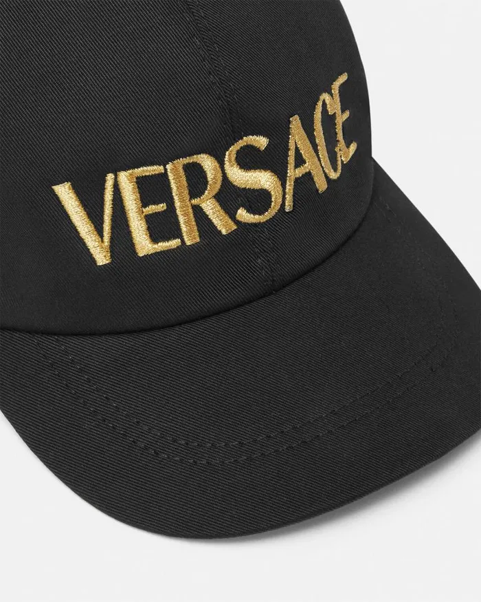 Versace Versace Logo Kids Baseball Cap Black Children Accessories Versace Versace Logo Kids Baseball Cap Black Children Accessories