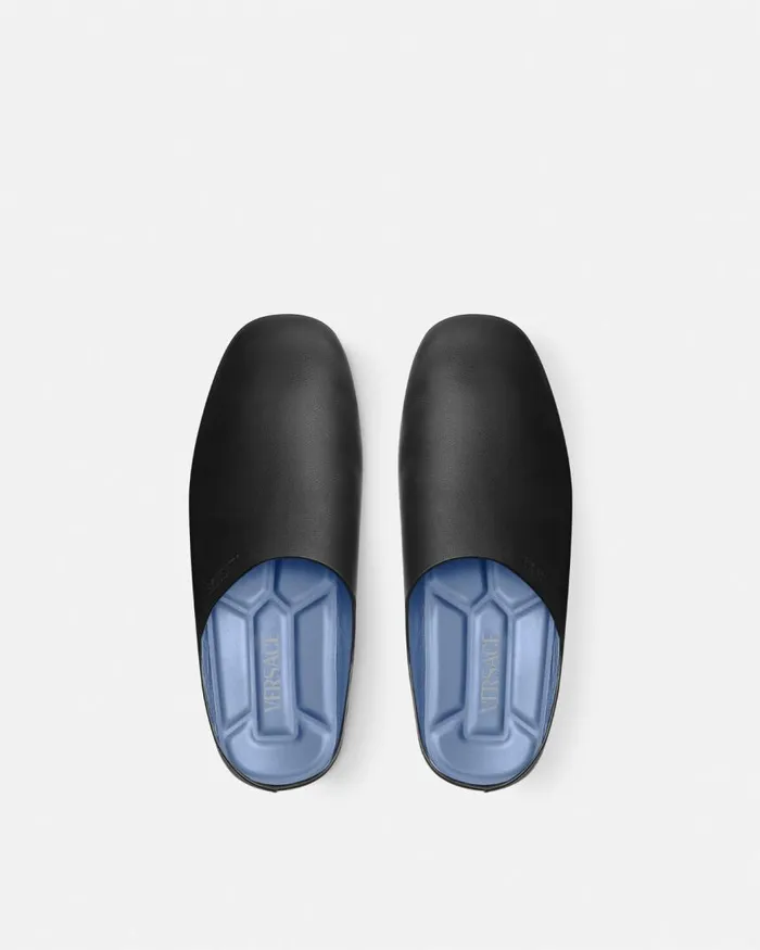 Versace Villa Slippers Black Men Sandals and Slides
