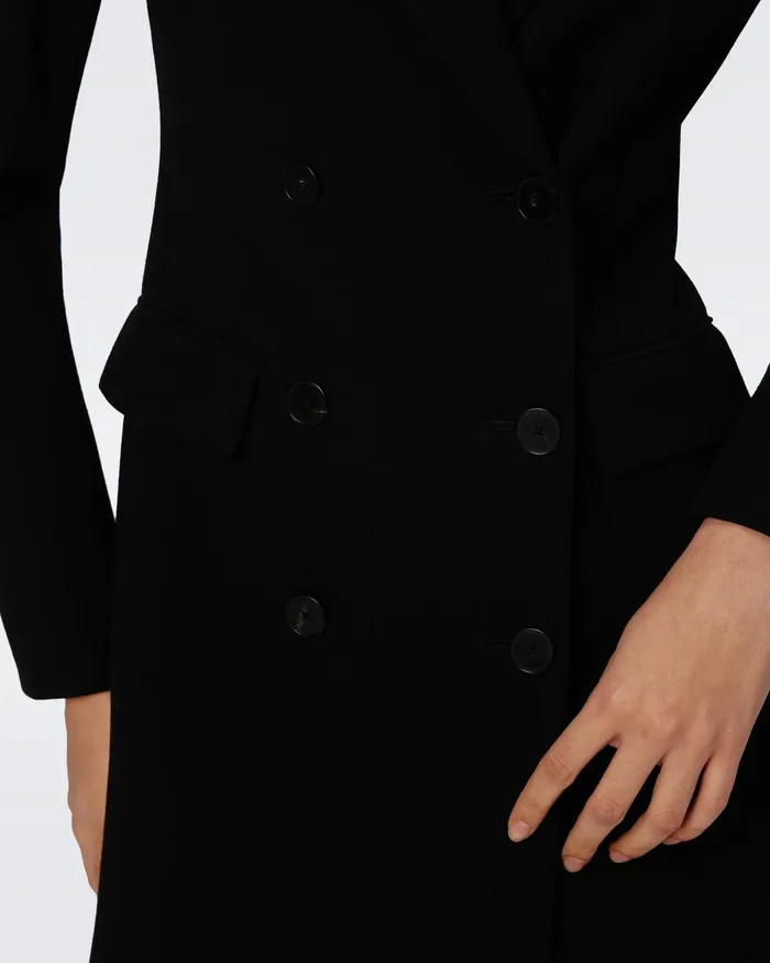 Virginia Blazer Dress Black Women DVF Dresses