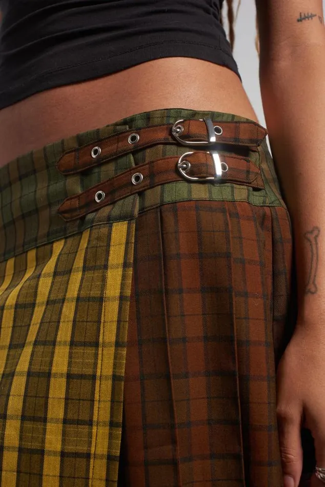 Viv Check Maxi Kilt Women The Ragged Priest Skirts and Shorts